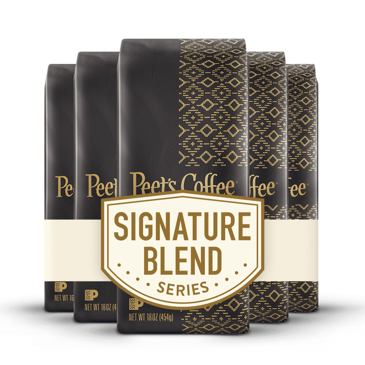 Signature Blend Series Subscription series from Peet's CoffeePeet's Coffee Luminosa Breakfast Blend Light Roast Coffee beans in a brown 16 ounce bag