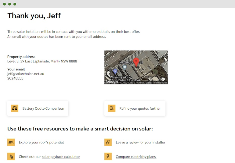 solar choice profile